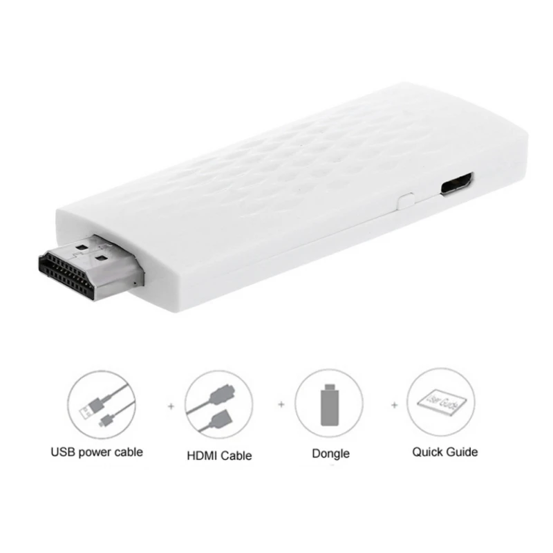 Wireless Wifi Airplay Phone Screen to HDMI TV Stick Dongle Adapter Mirror Display for IOS Android Phones