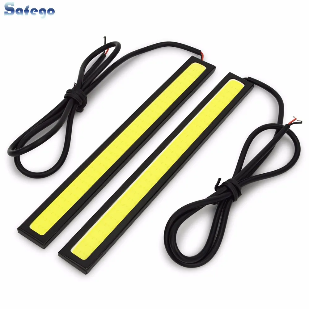 

Safego Flexible COB led 14cm Car LED Light cob Running Light Fog Lamp Lights White 12V waterproof