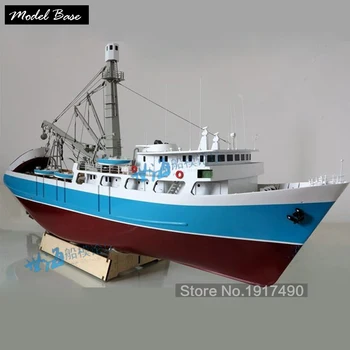

Wooden Ship Models Kits Educational Toy Diy Model Boats Wooden 3d Laser Cut Model Scale 1/60 Abba Teng Number (Albatun) Seiner