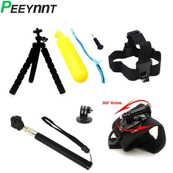

Action Camera Accessories Set for Gopro Hero 6 5 4 3 SJCAM SJ4000 EKEN H9 Tripod Kit for Xiaomi yi 4K Selfie Stick Accessory