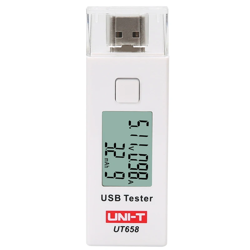 UNI-T UT658 UT658B USB тестер Мобильный телефон ноутбук мобильный монитор безопасности питания 3,0 V-9,0 V/0.0A-3.0A