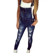 Весенне-осенние новые спортивные женские джинсы с дырками на лямках