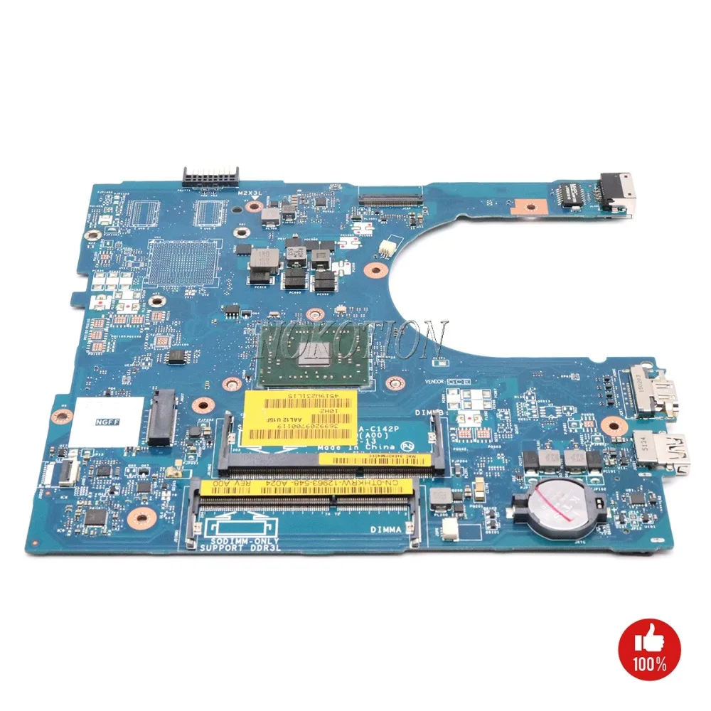

NOKOTION CN-0THKRW 0THKRW THKRW AAL12 LA-C142P Main board For DELL Inspiron 5555 5755 Laptop Motherboard A6-7310