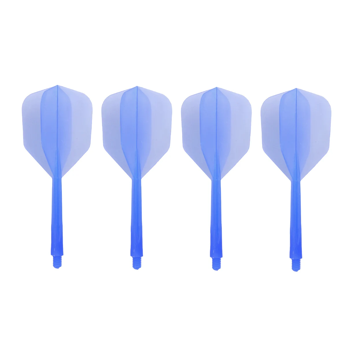 Забавная пластиковая тонкая нить прозрачный дротик аксессуары для полетов спортивные дротики хвост крыло набор дротиков для наружных помещений - Цвет: Синий