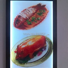 Алюминиевая рамка магнитное тонкое светодиодное меню для ресторана световая панель-бокс 600 мм x 800 мм