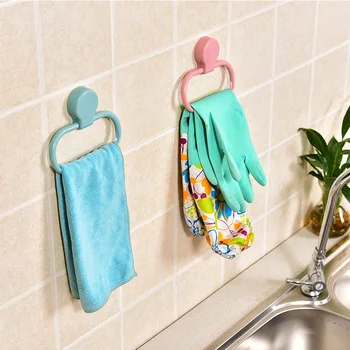 

Towel Storage Rack Kitchen Seamless Nail Cabinet Wipes Cleaning Cloth Rack Washing Holder Tidy Stand Kitchen Supplies