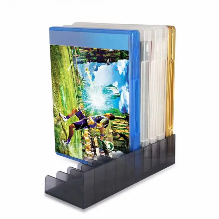 Горячая 2 шт коробка для карточных игр Подставка для хранения 10 слот портативный кронштейн для хранения для PS4 BUS66