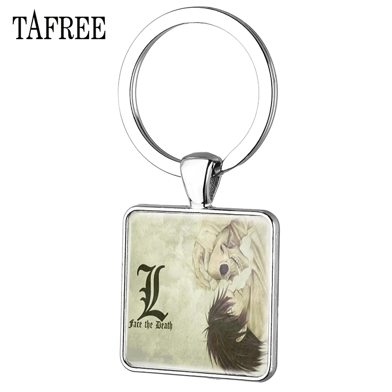 Комикс TAFREE Death Note новинка 2018 мультяшный квадратный брелок модный стеклянный