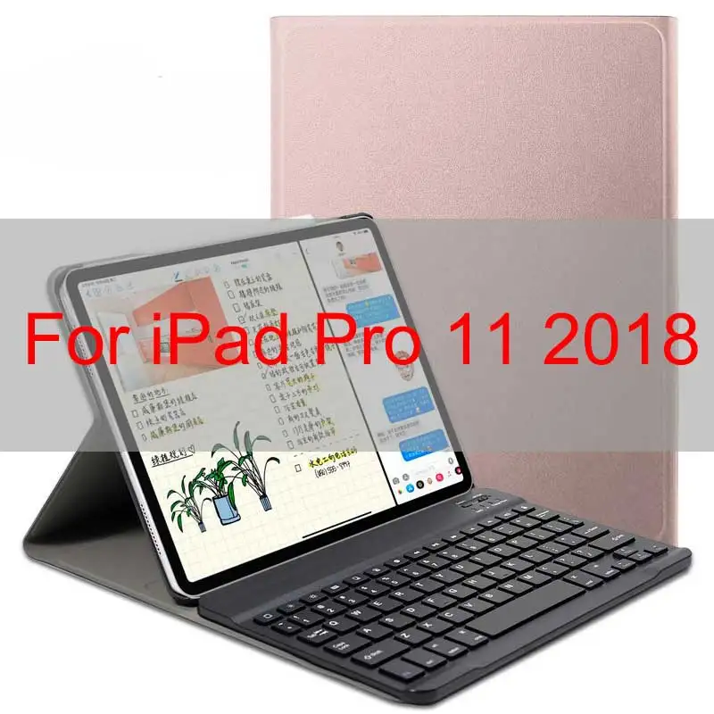 WOWCASE клавиатура для iPad Pro 11 чехол Магнетическое умное Беспроводной Bluetooth клавиатура для iPad 11/12. 9/9. 7 дюймов чехол s Беспроводной клавиатура - Цвет: 11 inch Rose