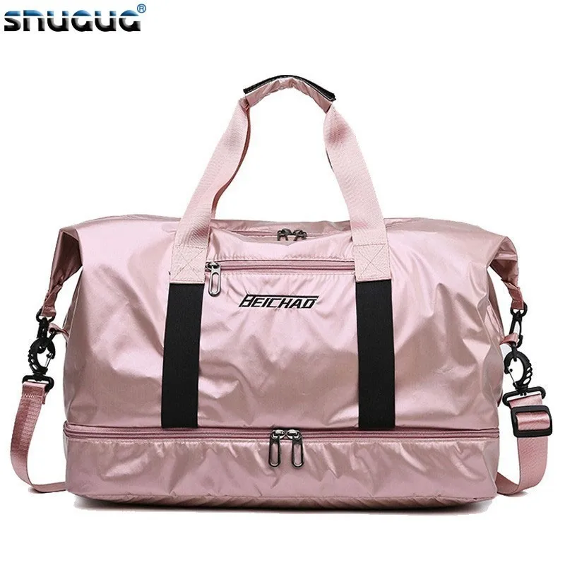  New Waterproof Travel Sports Bag Ladies Outdoor Sport Gym Bags Women Oxford Fitness Storage Tote Fo - 33021773640