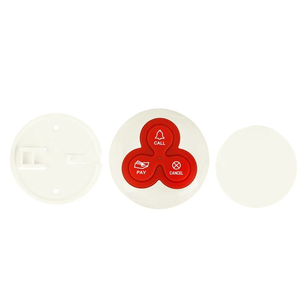 Retekess 10pcs T114 Call Button Restaurant Waiter Calling System Wireless Transmitter Bell Pager 433MHz For Hospital Cafe Bar