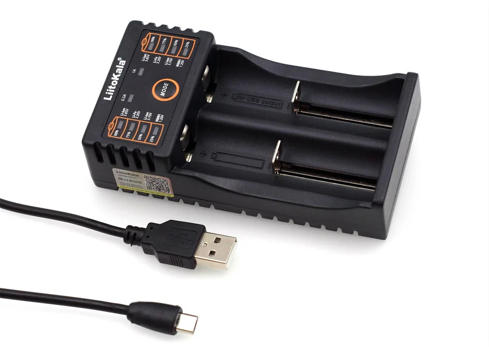 LiitoKala Lii-202 Lii-402 Lii-PD4 Lii-500 Lii-S8 Battery Charger 18650 26650 21700 AA AAA 3.7V Li-Ni-MH Battery usb shaver charger