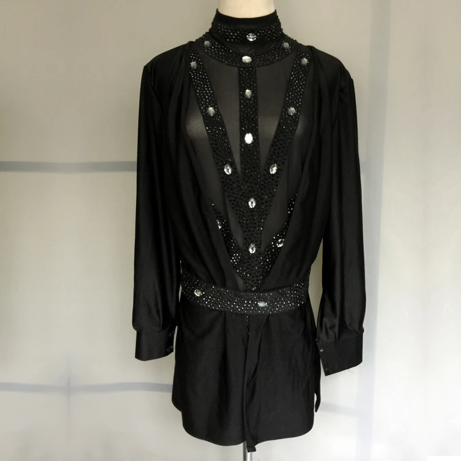 

Custom children's Latin dance clothing men's Latin dance competition clothing men's Latin dance performance clothing