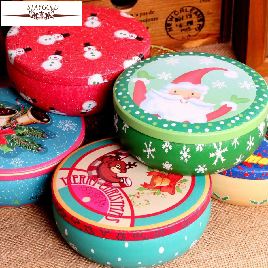 Hot Zakka Home Decoration Christmas Fragrance Box Rice Bowl Metal Storage Tin Gift 10.5*13*4.8cm Free Shipping|tin box gifts|metal storage tinstorage