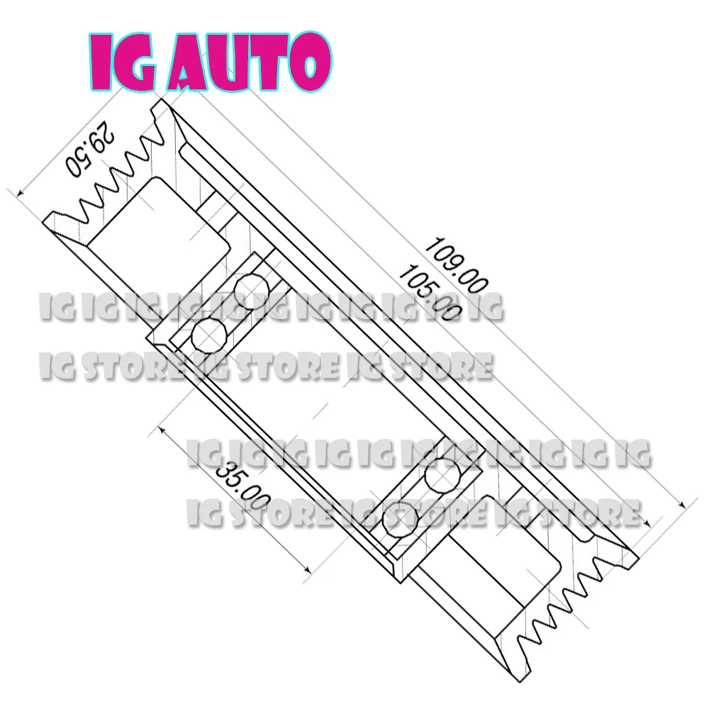 Фирменная Новинка a/c компрессор шкив Подходит BMW 1-(E87); 3-(E90); x1(E84) N45, n46 64509145351, 64509156821, 64526915380, 64529156821