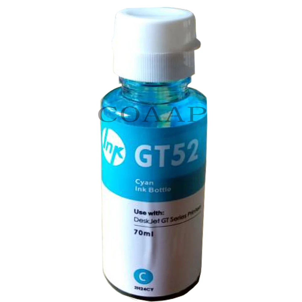 90MLor70ML/бутылка универсальные чернила для hp GT51 GT52 GT5810 GT5820 серии струйный принтер для GT 51 52 5810 5820 заправка чернил