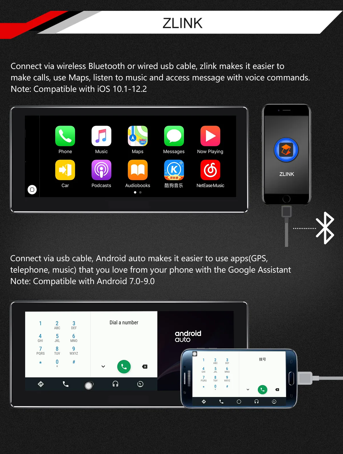 Discount Android 8.1 10.25"  1Din Car Multimedia Radio Audio Player 4G SIM Card GPS Glonass Stereo DAB Zlink Subwoofer DSP SPDIF DVR OBD 12