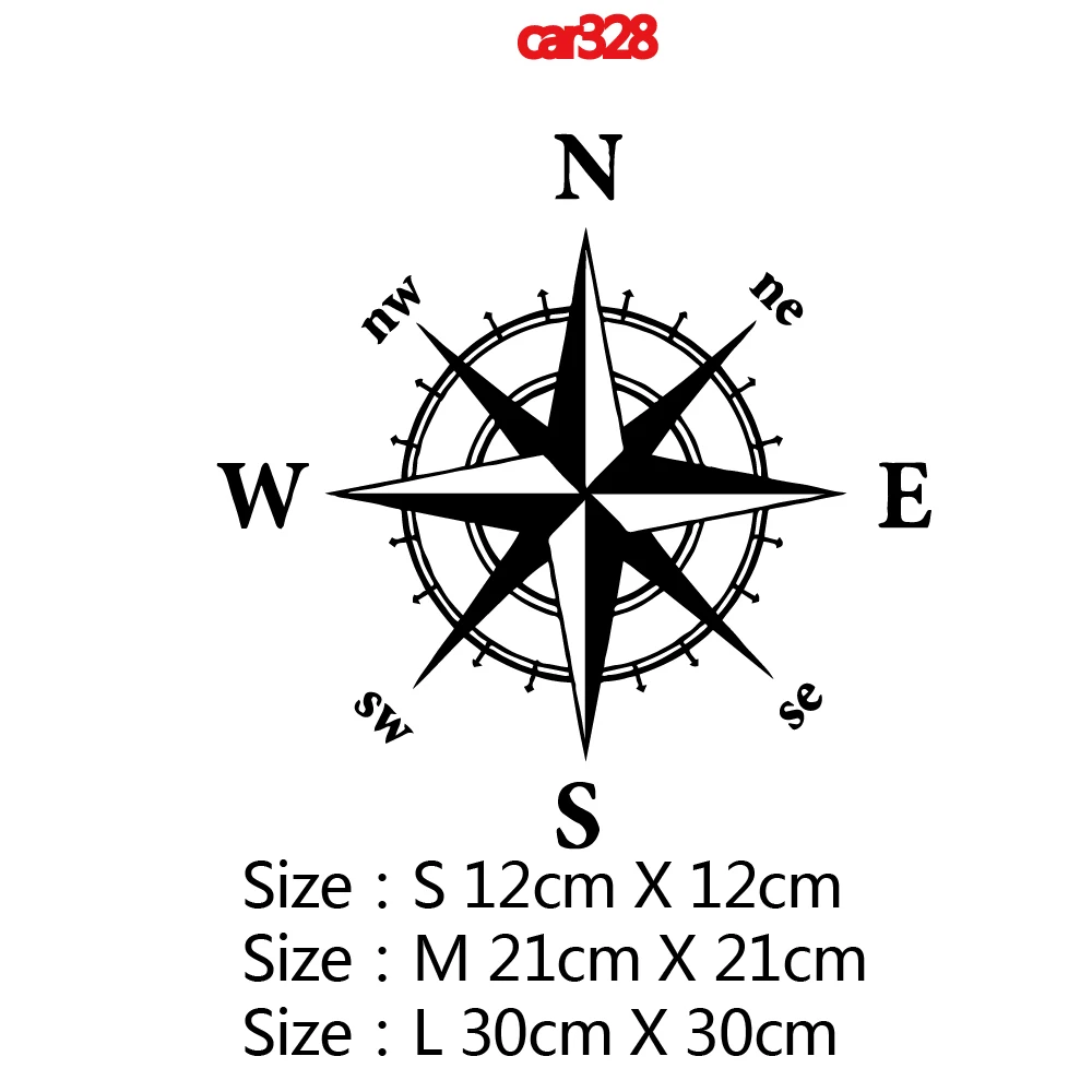 10 видов стилей Компасы и приключения дизайн автомобилей шаблон автомобиля стикер для авто мотоцикла кузова Стайлинг украшения аксессуары - Color Name: Style2