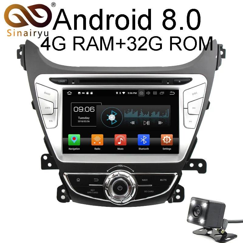 

4GB RAM Octa Core Car GPS Navigation DVD Player For Hyundai Elantra(MD)2014 2015 Avante(MD) Stereo Auto Headunit Multimedia