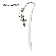 Ретро Винтаж металлического сплава крест Дизайн закладки документ книга отметить этикетка DIY, пригодный для питания подарков офис школы