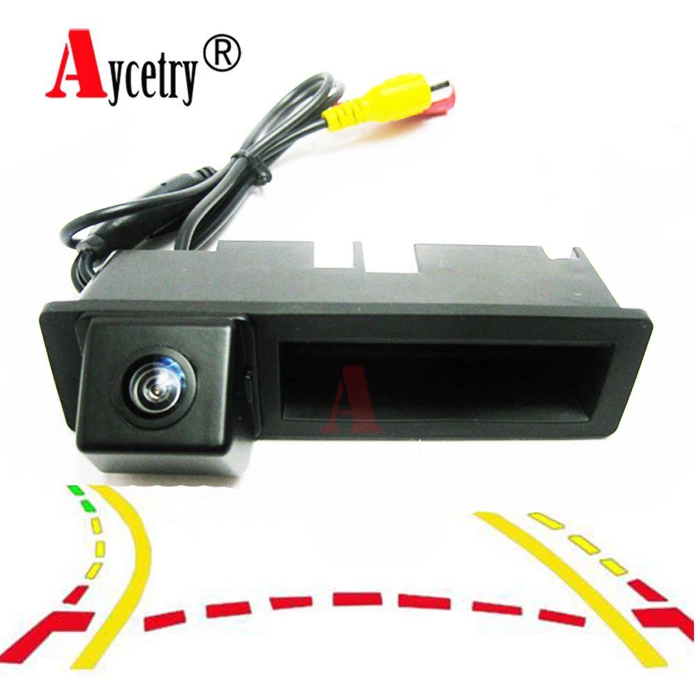 

Aycetry! CCD Car Intelligent Trajectory Tracks Rear View Camera for Audi A3 A4 A6L S5 Q7 Auto Trunk Handle Backup Parking camera