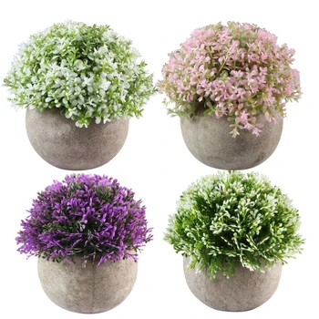 

4pcs Ornaments Grass Beautiful Decor Artificial Plant for Garden