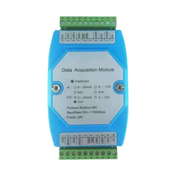 

4-20mA Analog Data Acquisition Module Converts Input and Output to RS485 Modbus RTU with Isolation Module