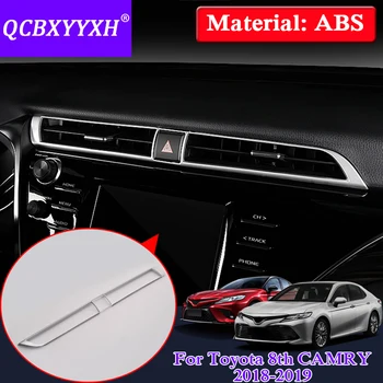 

QCBXYYXH Car Styling ABS Center Console Sequins Decoration Frame Internal Accessories Sequins For Toyota 8th Camry 2018 2019