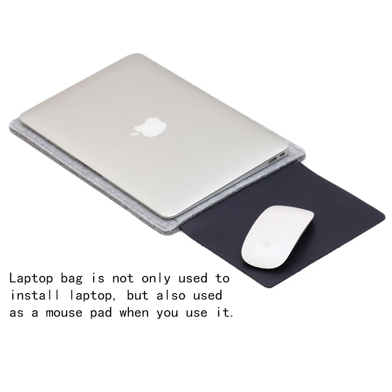 2019 модные войлочные сумки для ноутбука Macbook Air 13 сумка Pro 12 11 новая 15 сенсорная