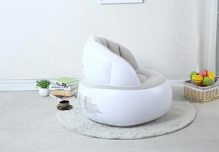 Inflatable sofa beanbag chair folding single creative adult bedroom living room sofa, BIG SIZE FOR ADULTS, 85 x 85 x 74cm