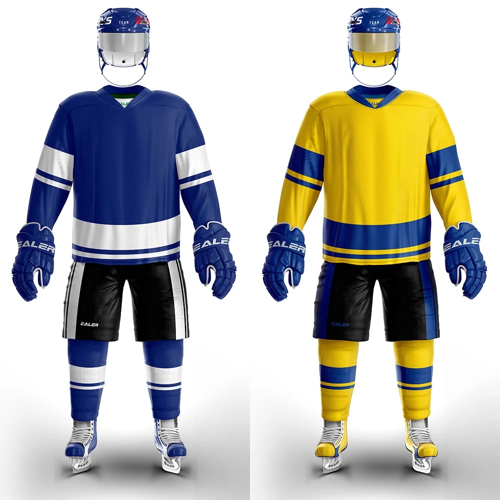 

Cool Hockey 2 pieces Breathable high quality cheap hockey jersey for Training and competition H6400