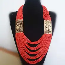Collier tibétain en os de Yak sculpté à la main avec des éléphants, bijoux ethniques, TNL378
