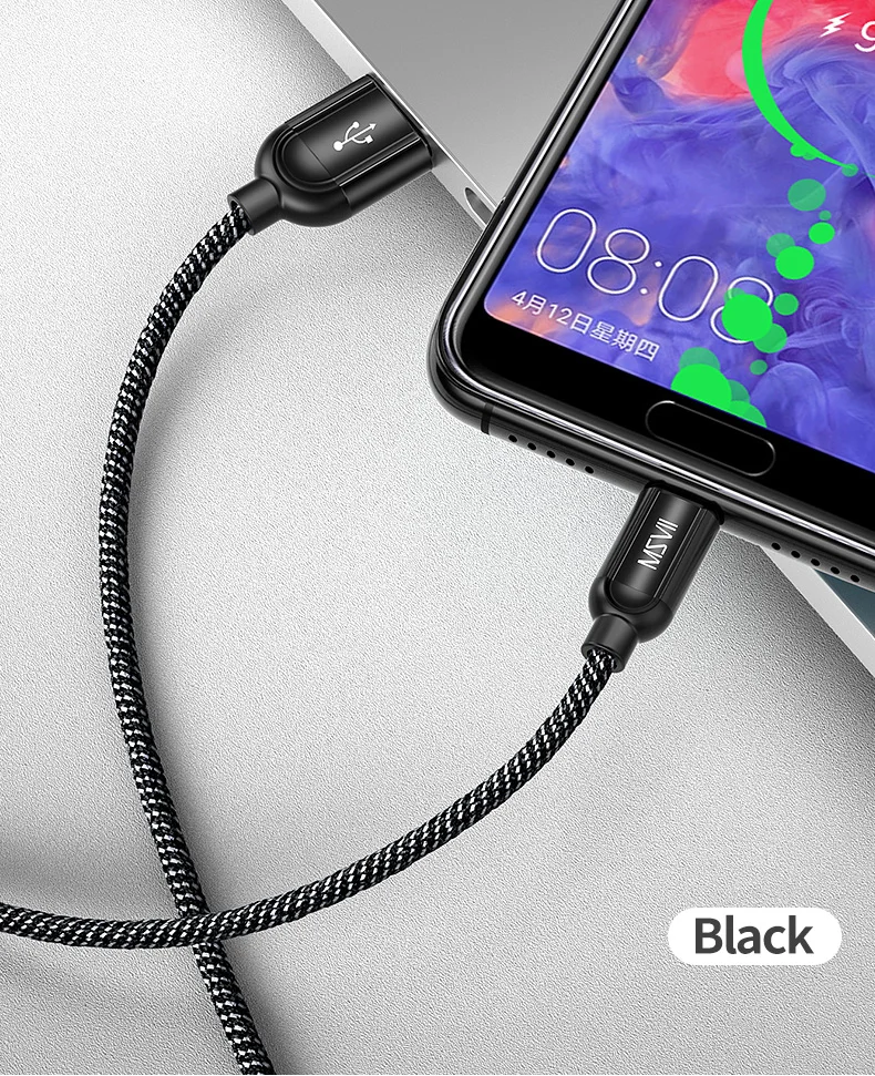 Msvii USB кабель для быстрой зарядки и обновления usb type-C для samsung S9 S8 Note 8 9 кабель для передачи данных USBC type-c для телефонов Xiaomi Redmi