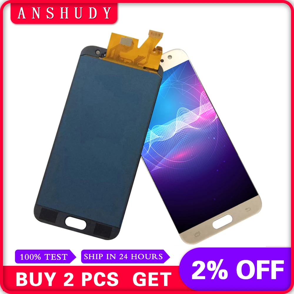 

LCD Display Panel Module + Touch Screen Digitizer Sensor Assembly For SAMSUNG GALAXY J530 J530F J530FM SM-J530F J5 Pro 2017
