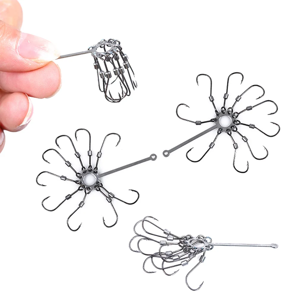

2Pcs High Quantity Carbon Steel Sharp Fishhooks Explosion Fishhook Fishing Hooks Pack Fishing Tackle Fish Hooks Super Deal