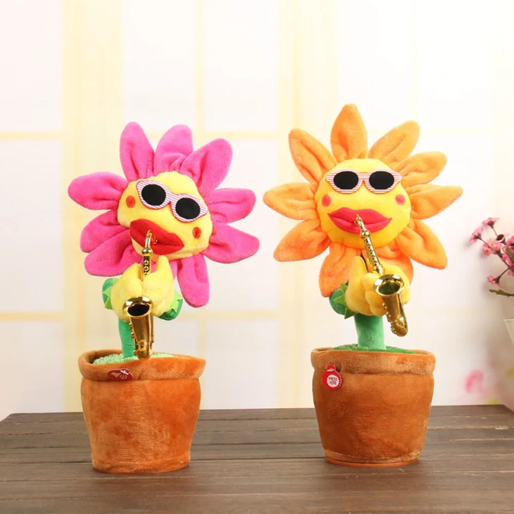 funny toy musical instruments electric plush enchanting flower dancing pot flowers toy music dancing singing simulation funny toy musical instruments electric plush enchanting flower dancing pot flowers toy music dancing singing simulation