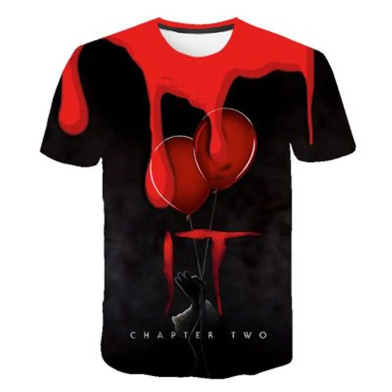 Ужасы друзья Pennywise Майкл Майерс Джейсон Вурхиз Хэллоуин 3D мужская футболка с рисунком/Женская Стивен Кинг Это уличная футболка крутая одежда