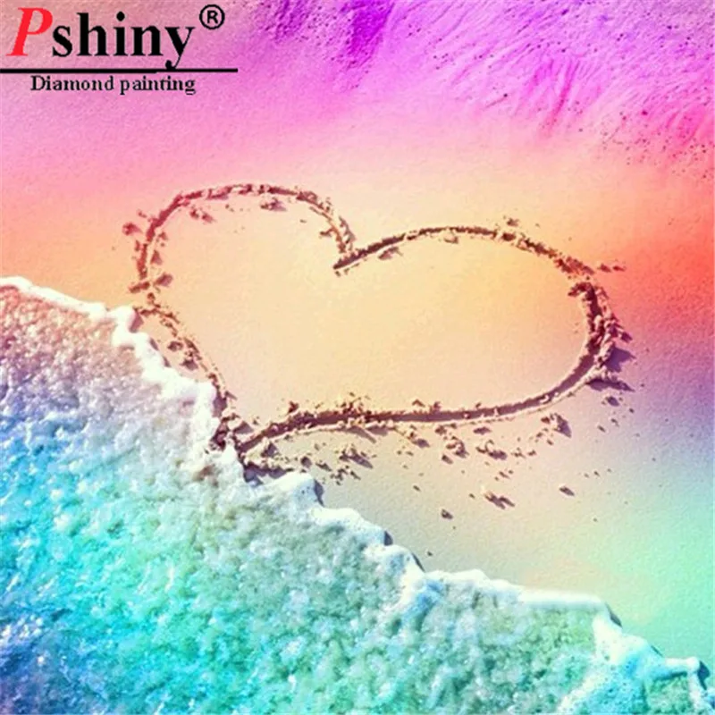 PSHINY 5D DIY Алмазная вышивка продажа Звездный Замок Пейзаж картины из кристаллов