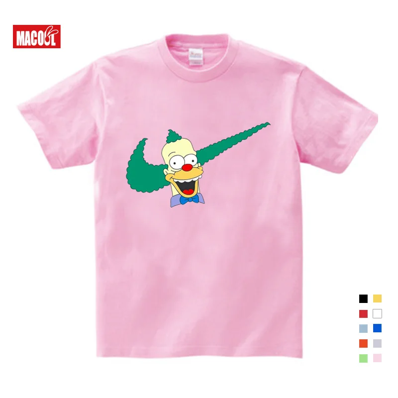 

New Fashion Cartoon Children Infant Print T-shirt Summer Girls & Boys Short Sleeve T Shirts Cartoon Print Cotton Girls Tops For