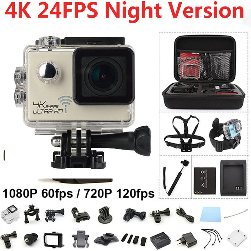 Prix pour 4 K D'action Caméra Night Vision WiFi Ultra HD Sport Caméra 2.0 pouce Étanche 16MP 170 Degrés Sport Extrême Cam Sport DV Prix pour 4 K D'action Caméra Night Vision WiFi Ultra HD Sport Caméra 2.0 pouce Étanche 16MP 170 Degrés Sport Extrême Cam Sport DV