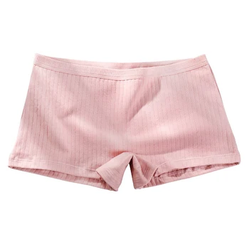 

New cozy pure cotton Seamless boyshort Panties women Mid-rise lingerie simple women bacteriostatic boyshort Underwear