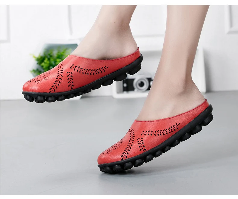 XY 991 Cut Outs Women\\\'s Summer Flats Shoes -21