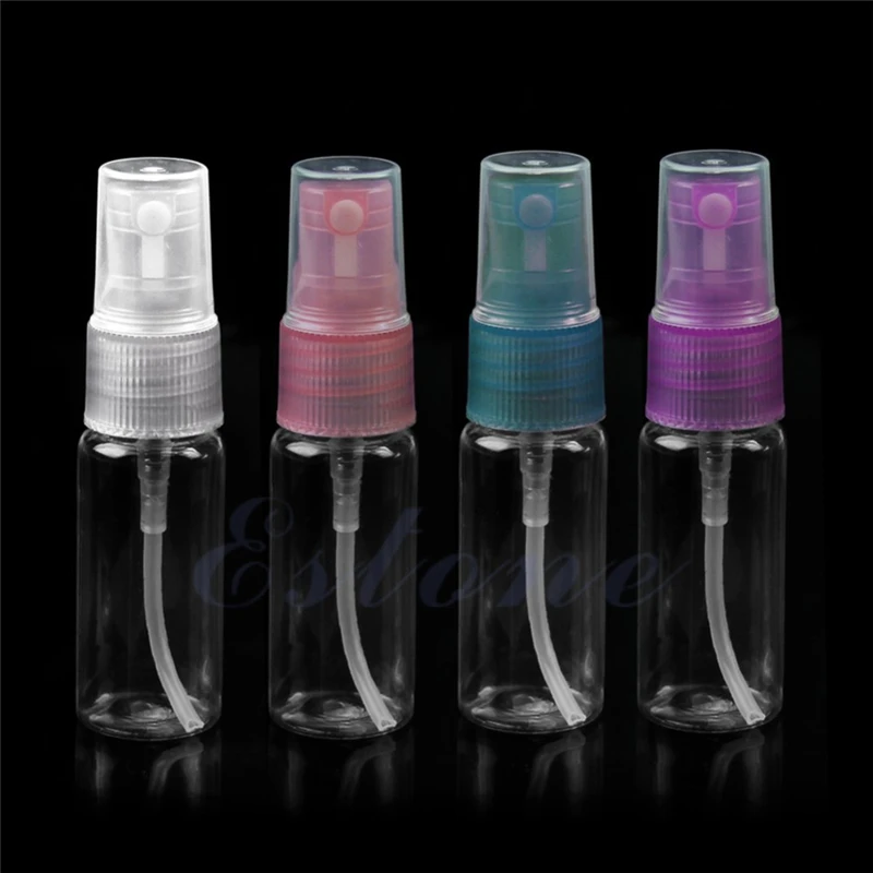 

1Pc 10mL Empty Plastic Cosmetic Containers Transparent Perfume Atomizer Spray Bottle Mini Women Perfume Bottle