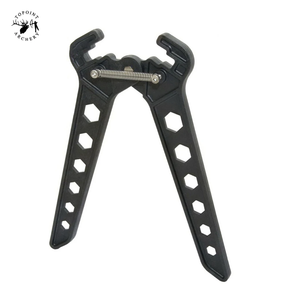 New Black Archery Bow Kick Stand Holder Legs For 3D Shoot Range Target