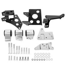 1 комплект кронштейн крепления двигателя из алюминиевого сплава комплект подходит для Honda EK шасси K-Swap Civic 1996-2000 автомобильные аксессуары