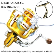 Yumoshi 12+1BB 5.2: 1 катушка рыболовная спининг рыбалки фидер всё для рыбалки катушки рыболовные Рыболовные катушки катушка карп Карп спин катушка рыбалка fishing reel катушка для спиннинга все для