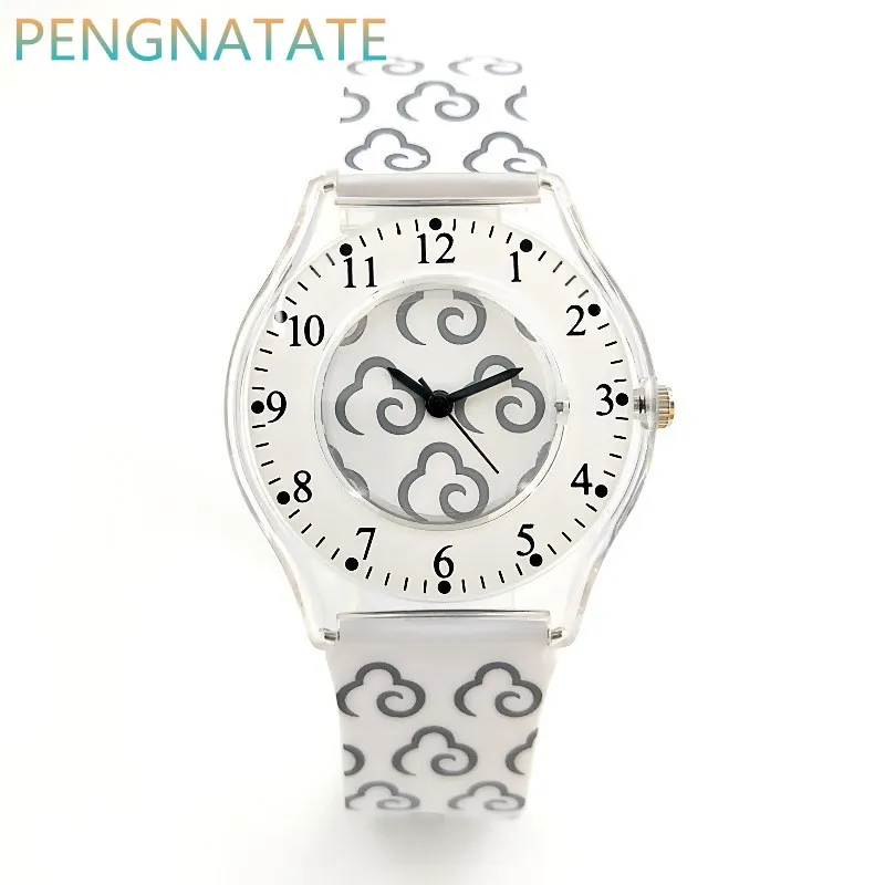 여성 WILLIS 브랜드 시계 레저 쿼츠 시계 방수 손목 시계 실리콘 패션 걸스 울트라 씬 밴드 시계 PENGNATATE