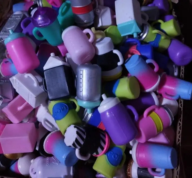 

3pc Original for LOL dolls Feeding bottle A large number of styles lol dolls accessories on sale for LOL dolls collection