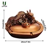 UNTIOR Chinese Style Resin Ashtray Shape Of Dragon Decorative Crafts Ash Holder Home Party Bar Office Ashtray Home Gift Ash Tray ► Photo 3/6