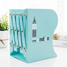 Креативная Корейская Канцелярия выдвижной телескопическая стойка Складная полка металлическая Студенческая книга комиксов концы стенд офисные аксессуары поставка